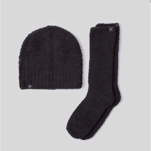 NWT Barefoot Dreams Carbon Beanie and Socks Set